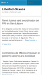 Mobile Screenshot of libertad-oaxaca.info